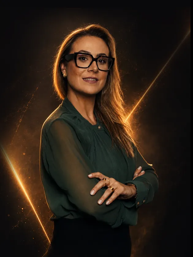 Profa. Dra. Luana de Campos, pesquisadora em lasers e professora da Unisa